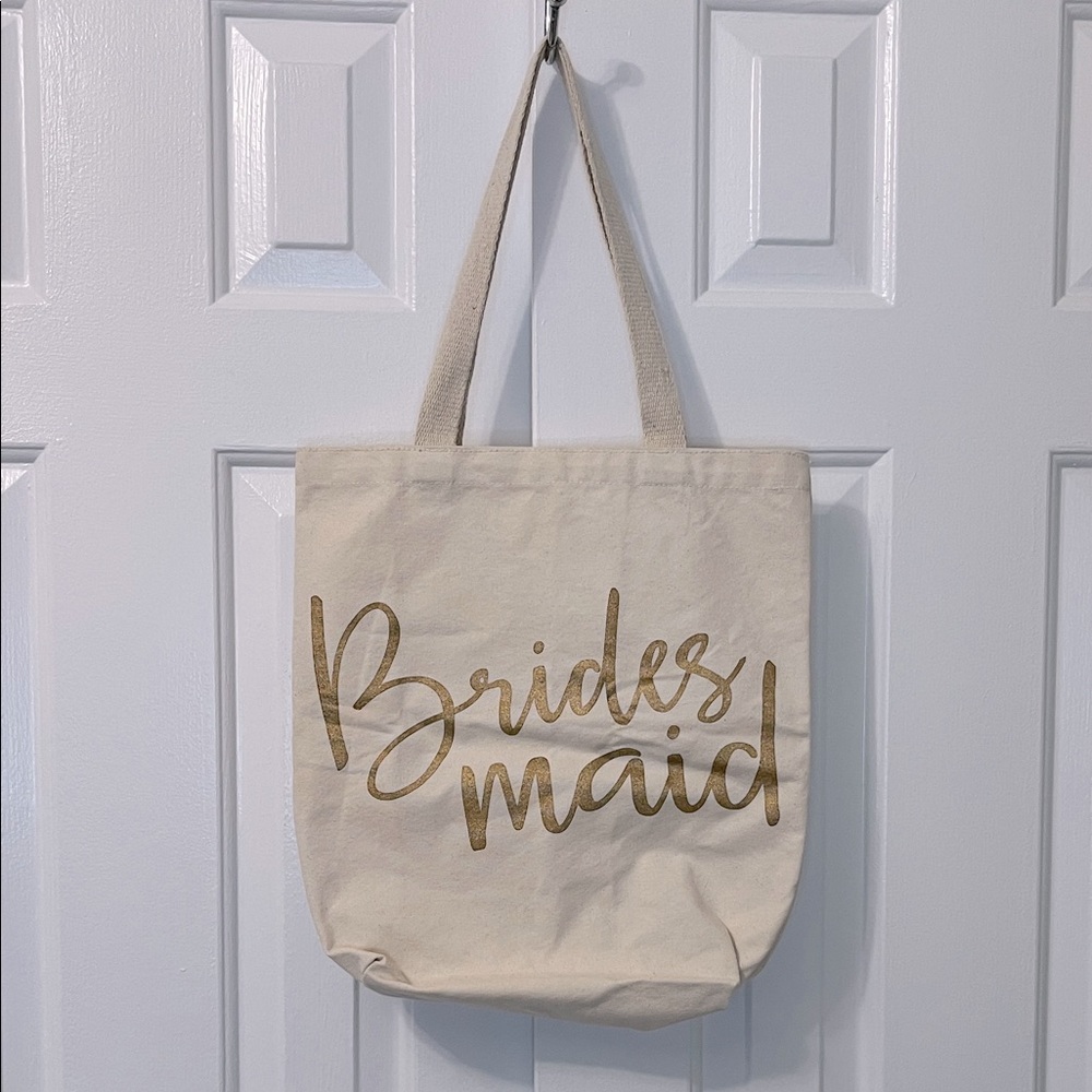 NWOT Mudpie Canvas Tote‎ Bag Bridesmaid